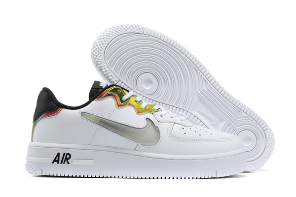 Women's Air Force 1 Low Top White Shoes 057